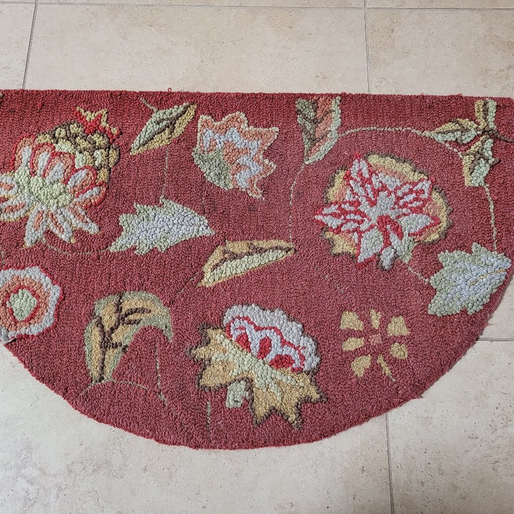 Colorful Bohemian Style Floor Mat.